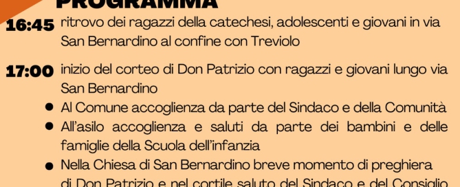 programma 5 ottobre don Patrizio