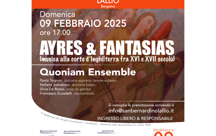 Concerto domenica 9 febbraio  h 17.00